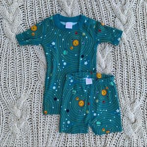 Hanna Andersson Pajamas Short John Pajamas In Organic Cotton Two Piece